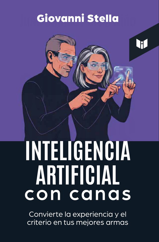 Copertina del libro Inteligencia Artificial con canas, di Giovanni Stella